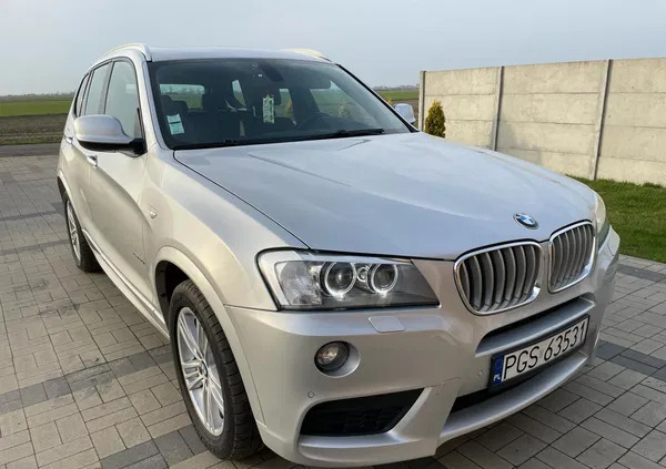 bmw wielkopolskie BMW X3 cena 76500 przebieg: 172500, rok produkcji 2012 z Rogoźno